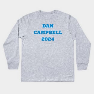 Dan Campbell 2024 Kids Long Sleeve T-Shirt